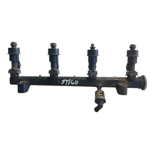 Flauta Com Bico Injetor Fiat Stilo 1.8 16v 2002 2007 Avaria