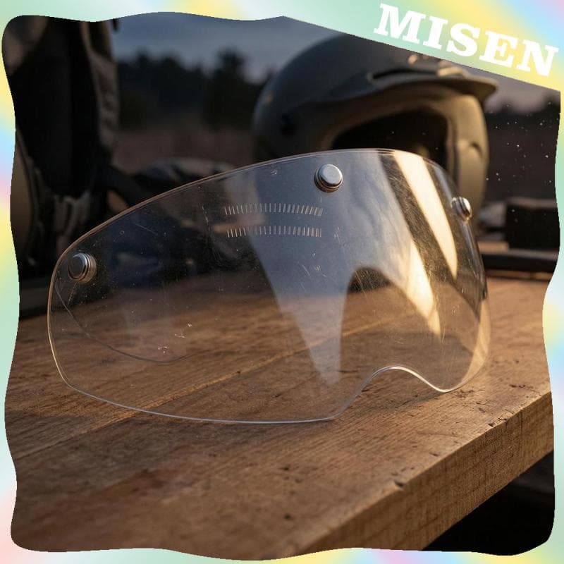[Misen] Acessório De Capacete De Proteção De Lente De PVC Para Mountain Bike Equipamentos De Ciclismo Off Road