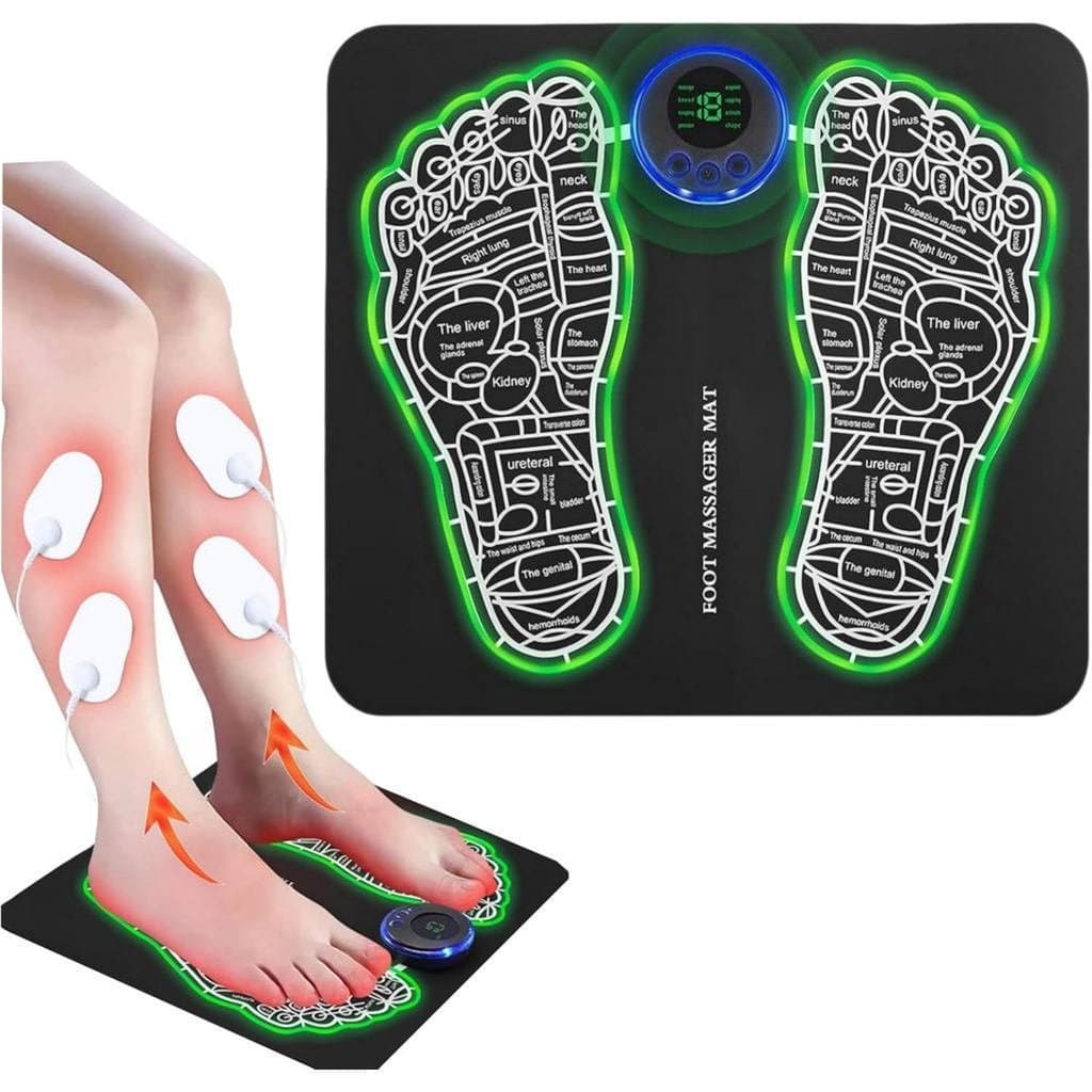 Massageador de pés FALANZATH EMS, conjunto de 13 peças, com 8 modos e 19 níveis de intensidade.
