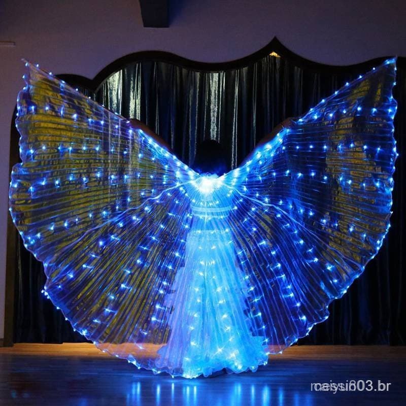 Novidades Novidades XTopDays |         Produto Pronto para Entrega Imediata! Acessório de Asas LED Isis para Dança do Ve