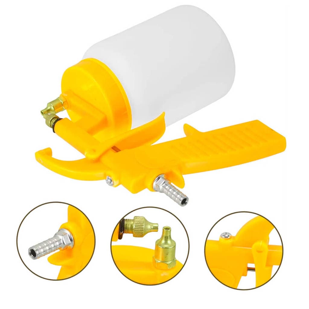 Pistola de Pintura Ar Direto com Bico 2.5mm para Pintura Automotiva Móveis Couro Plástico e Trabalhos Profissionais