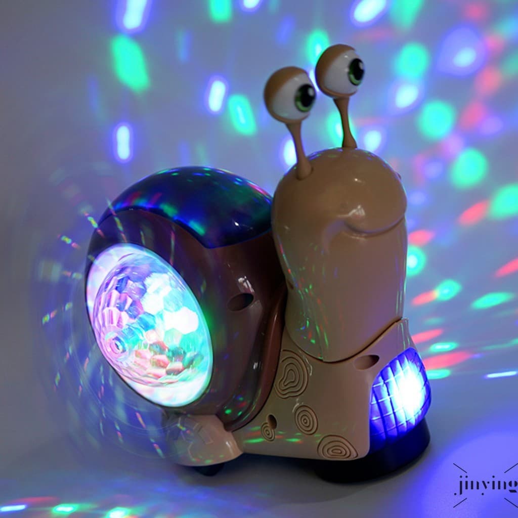 Brinquedo De Caracol Luminoso Com Música , Seguro , Durável , Engraçado , Rastejando , Brinquedos Musicais Para Guiar O
