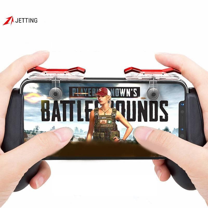 [Jetingbuy] D9 PUBG Controlador De Jogo Gamepad Celular L1 R1 Gatilho Tiro Mira Chave Bunda Novo