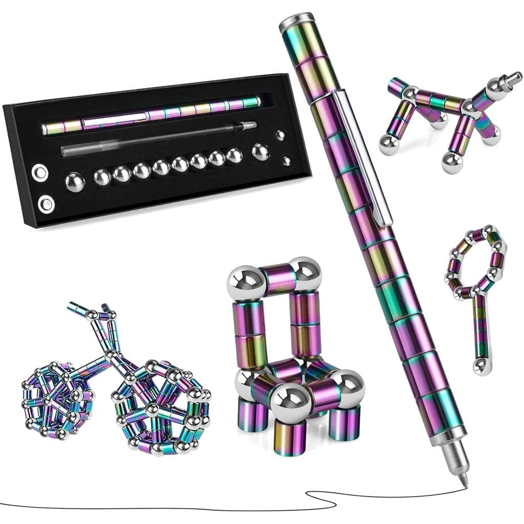 Caneta Fidget Colorida LARAH, Brinquedo Sensorial EDC para Adultos, Gadget Incrível Ideal para Alívio do Estresse e Ansi