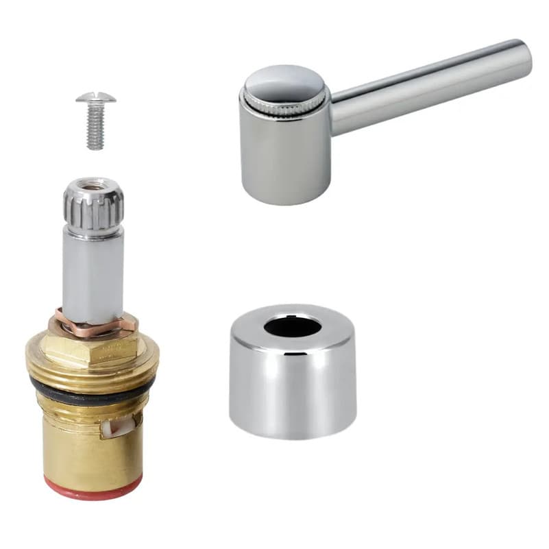 Acabamento Torneira M18 1/4 V Cruzeta C-34 Metal Completa