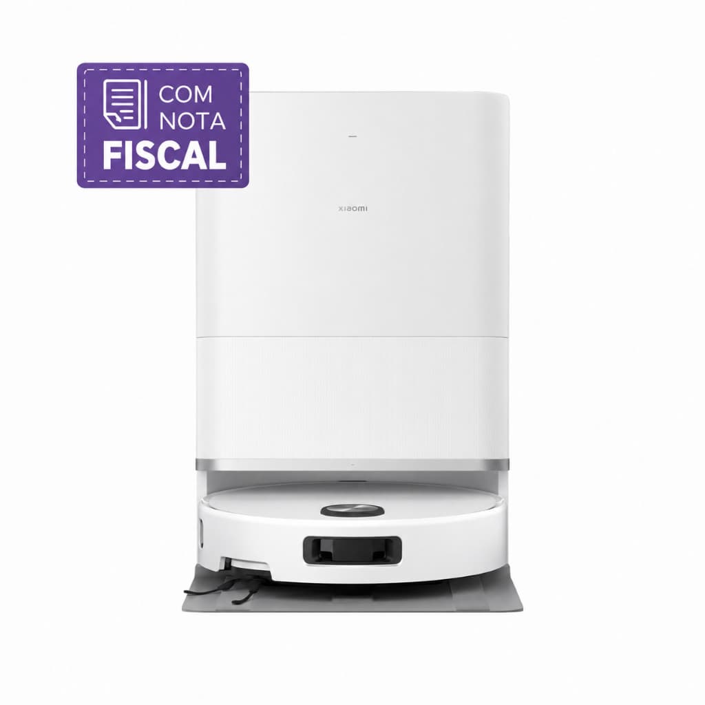 Robô Aspirador Vacuum 5 20000pa Base Autolimpante Branco 110/220v