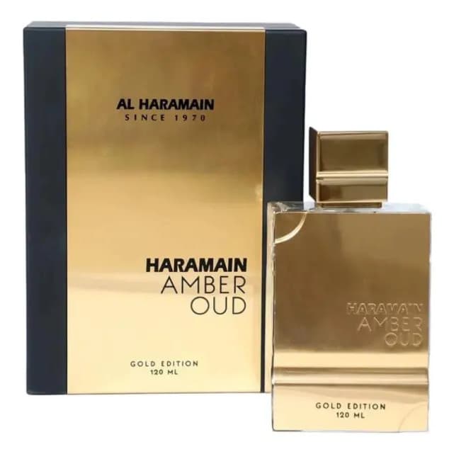 Perfume Árabe Masculino Al Haramain Amber Oud Gold 120ml Volume Da Unidade 120 Ml