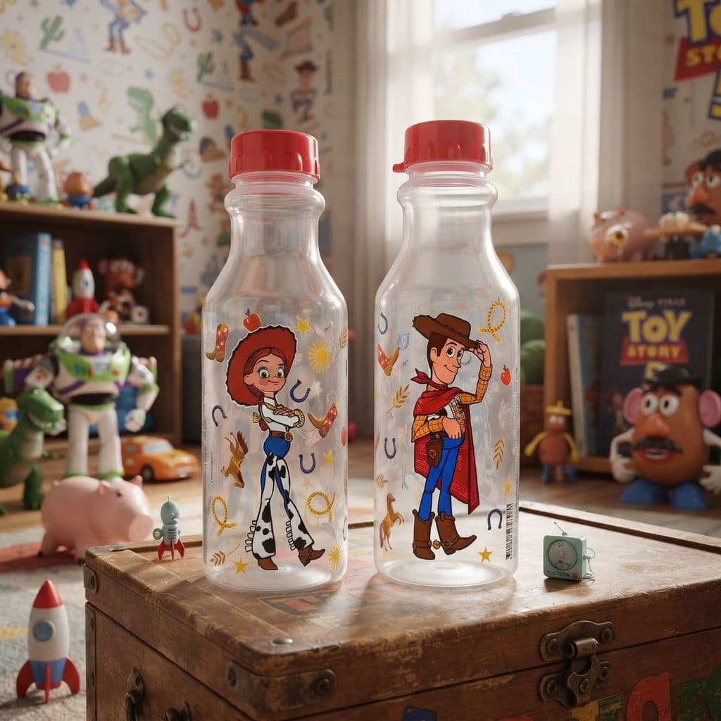 Garrafinha de Água Infantil Toy Story Filme 500 ML Escolar Plasútil