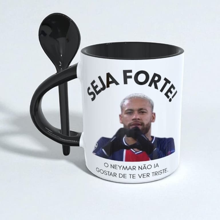 Caneca Neymar meme seja forte Personalizada