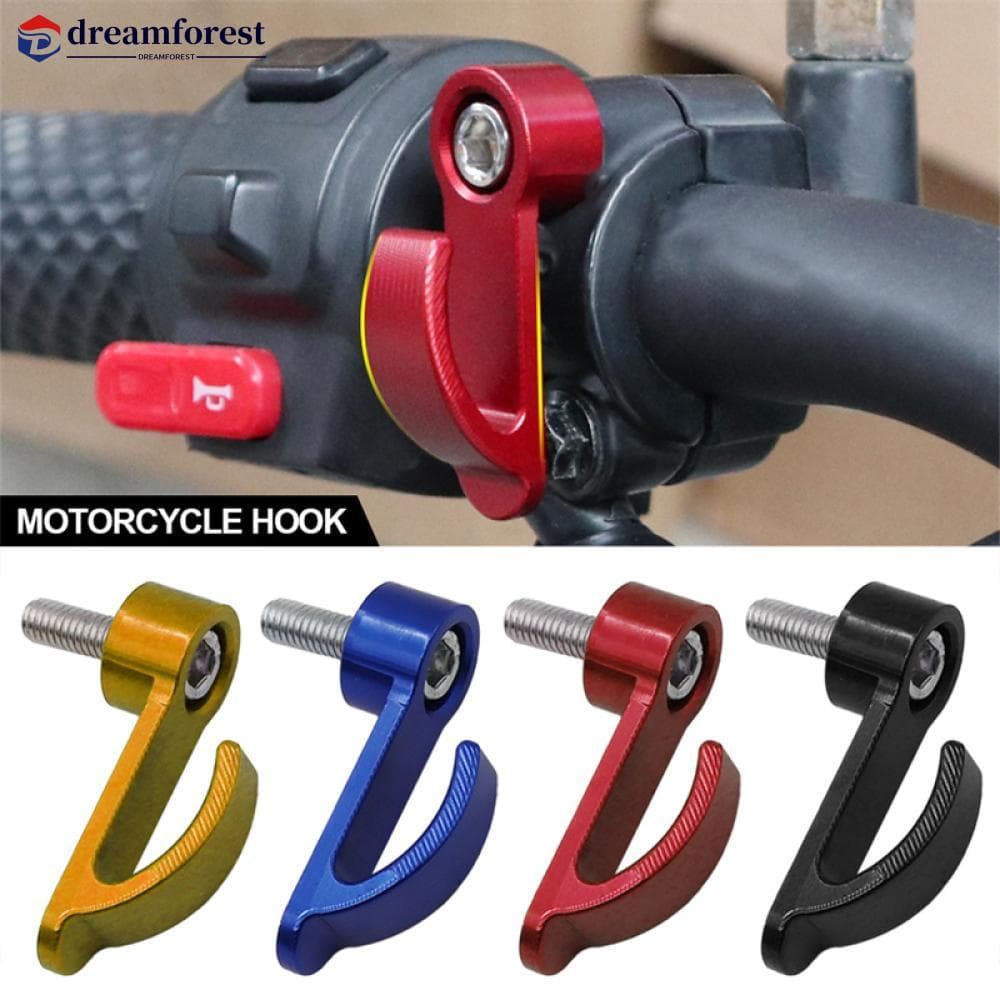 DREAMFOREST CNC Motocicleta Modificado Bomba Superior Gancho Lateral E-bike UQI U + B Capacete N1S De Armazenamento Liga