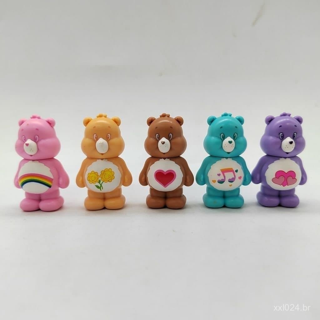 Versão japonesa de produtos soltos: Urso Arco-Íris, Urso Sorvete, Miniatura de Urso, Boneco para micro paisagem VQT4