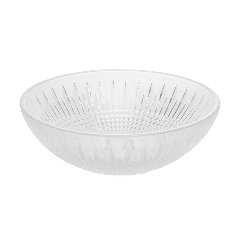 Centro de Mesa Fruteira de Cristal Queen Transparente 30x10cm Wolff