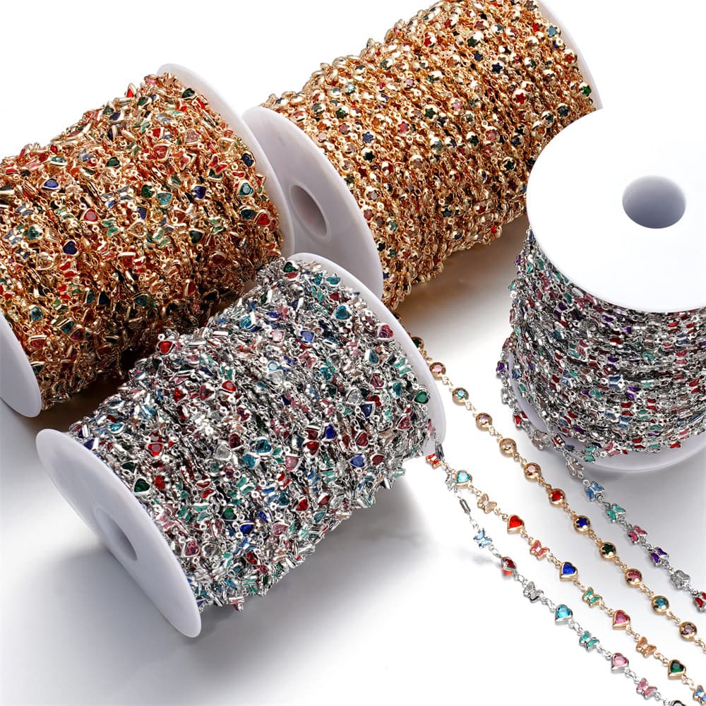 St. kunkka 1M Crystal Chain Variedade de figuras geométricas Crystal Chain para fabricação de braceletes de bricolagem