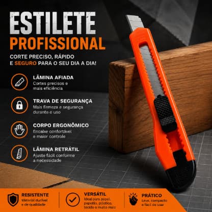 Estilete Para Aplicação envelopamento Vinil Adesivo - cortes em geral