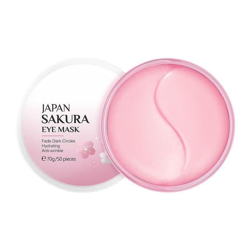 Máscara para Olhos Sakura 1Box, Efeito Lifting, Firmadora e Hidratante, 70 Gramas/50 Peças