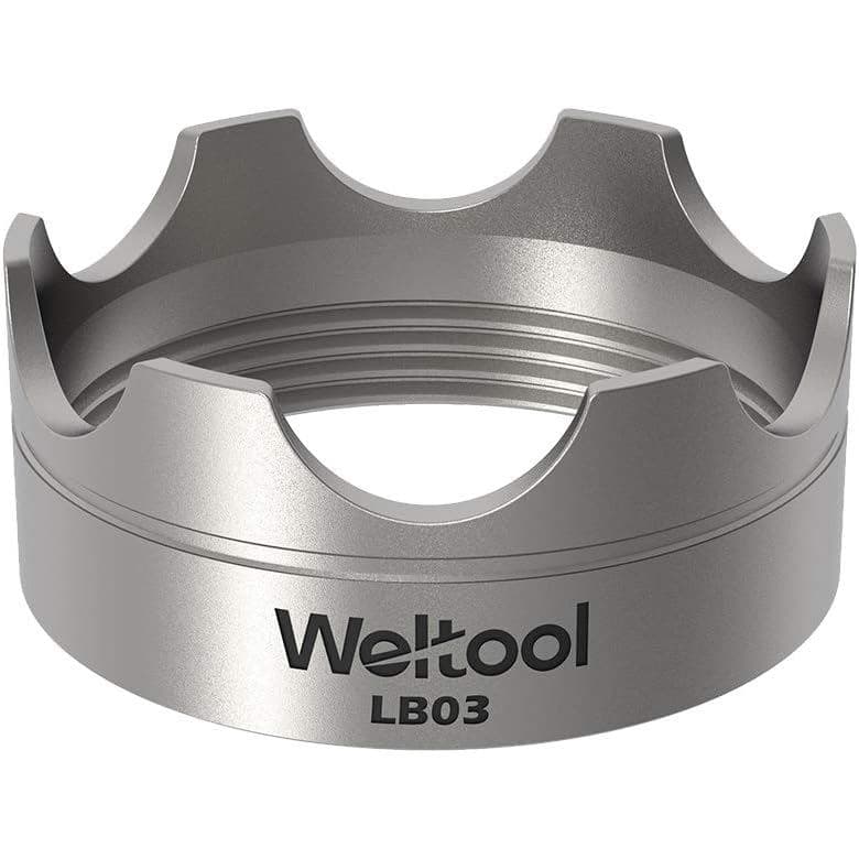Bisel de Proteção para Lanterna Weltool - Aço Inoxidável 304 para lanternas Maglite C ou D Cell LED ML300L e ML300 LX -