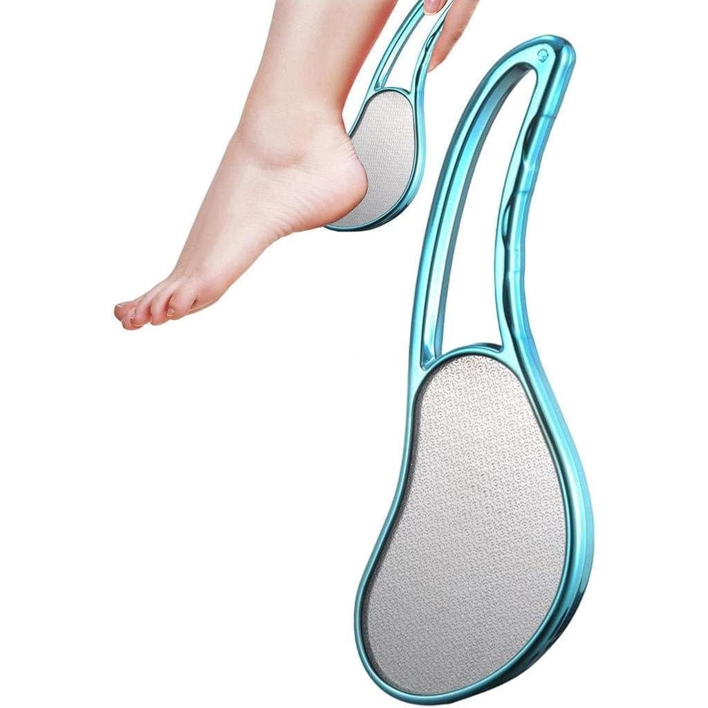Removedor de Calos GlassCallus para pelos dos pés, 2 em 1 Removedor de Calos de Nano Cristal |   Raspador de Calcanhar e