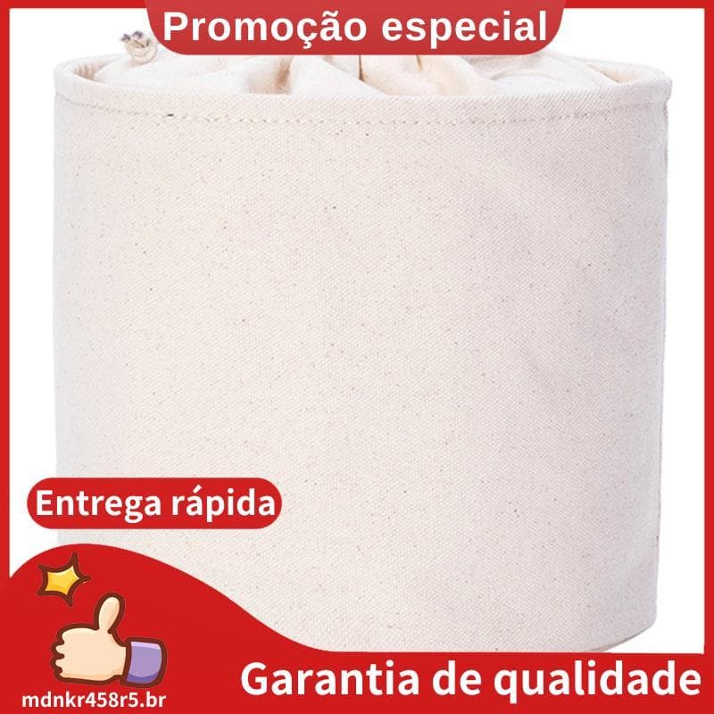 Bolsa Redonda Organizador De Inserção Alta Feminina Lona Armazenamento Cosmética . mdnkr458r5br
