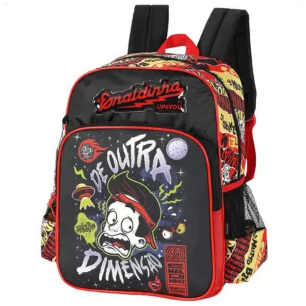 Mochila Costas Escolar Infantil Enaldinho De Outra Dimensão Luxcel