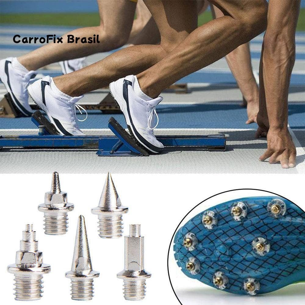 WWAX 16 Peças De Pontas De Sapatos , Pinos De Sapato De Corrida De Campo , Pista Cruzado De Aço