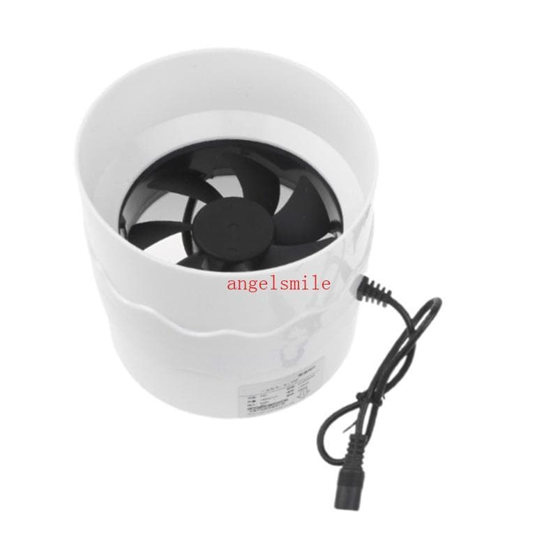 Ventilador Duto Linha, Ar, Ventilação Metal, Extrator Ajustável, Banheiro, Parede, Impulsionador