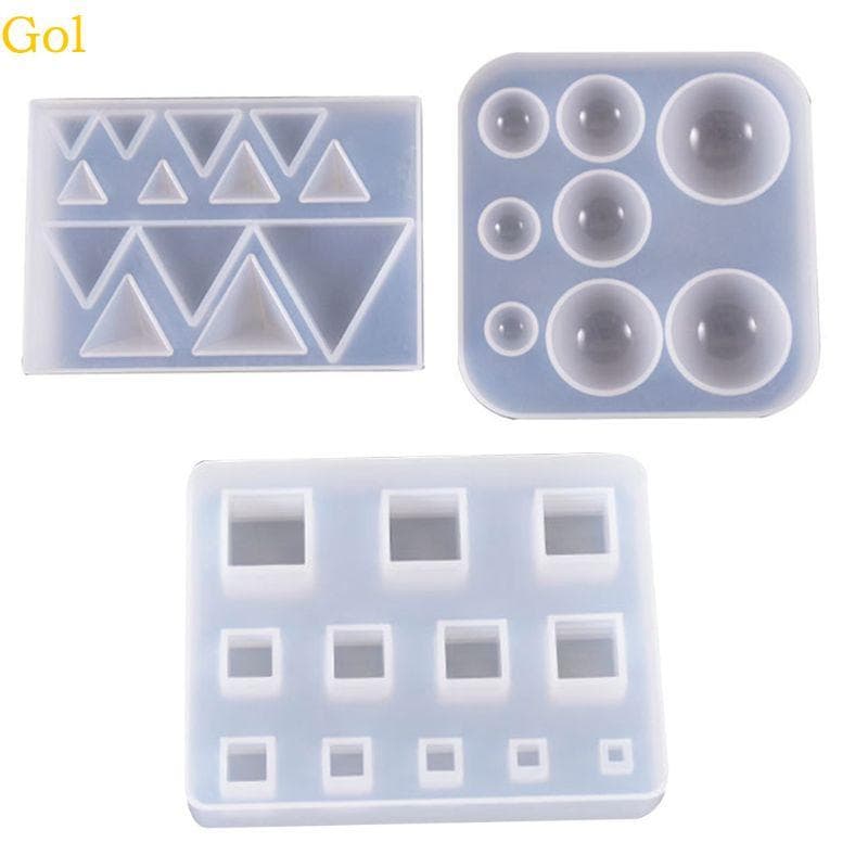 Multi-Forma Brincos Pingente Molde Orelha Parafuso Prisioneiro Silicone Arte Fazendo