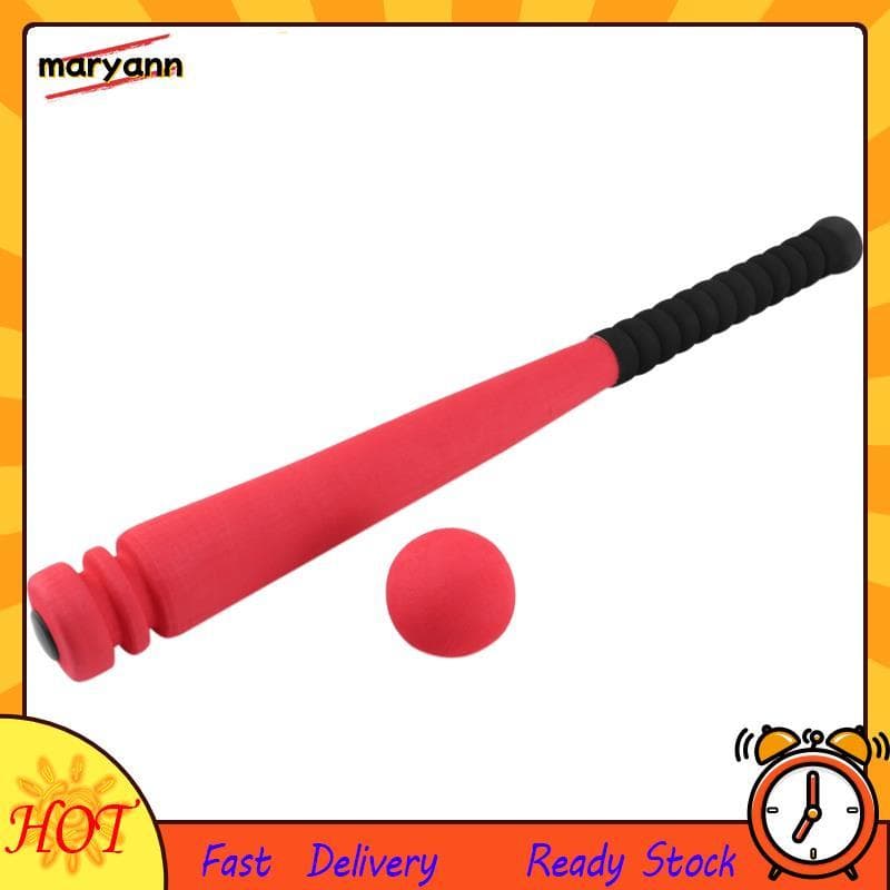 Taco De Beisebol De Espuma Com Conjunto De Brinquedos Para Crianças De 3 A 5 Anos , Vermelho