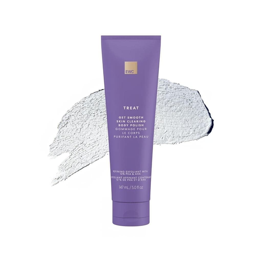 EuropeanWaxCGetSmoothClearingBodyPolish - Esfoliante Refinador com PHA, Ácido Glicólico e Ácido Lático AHA para ajudar a