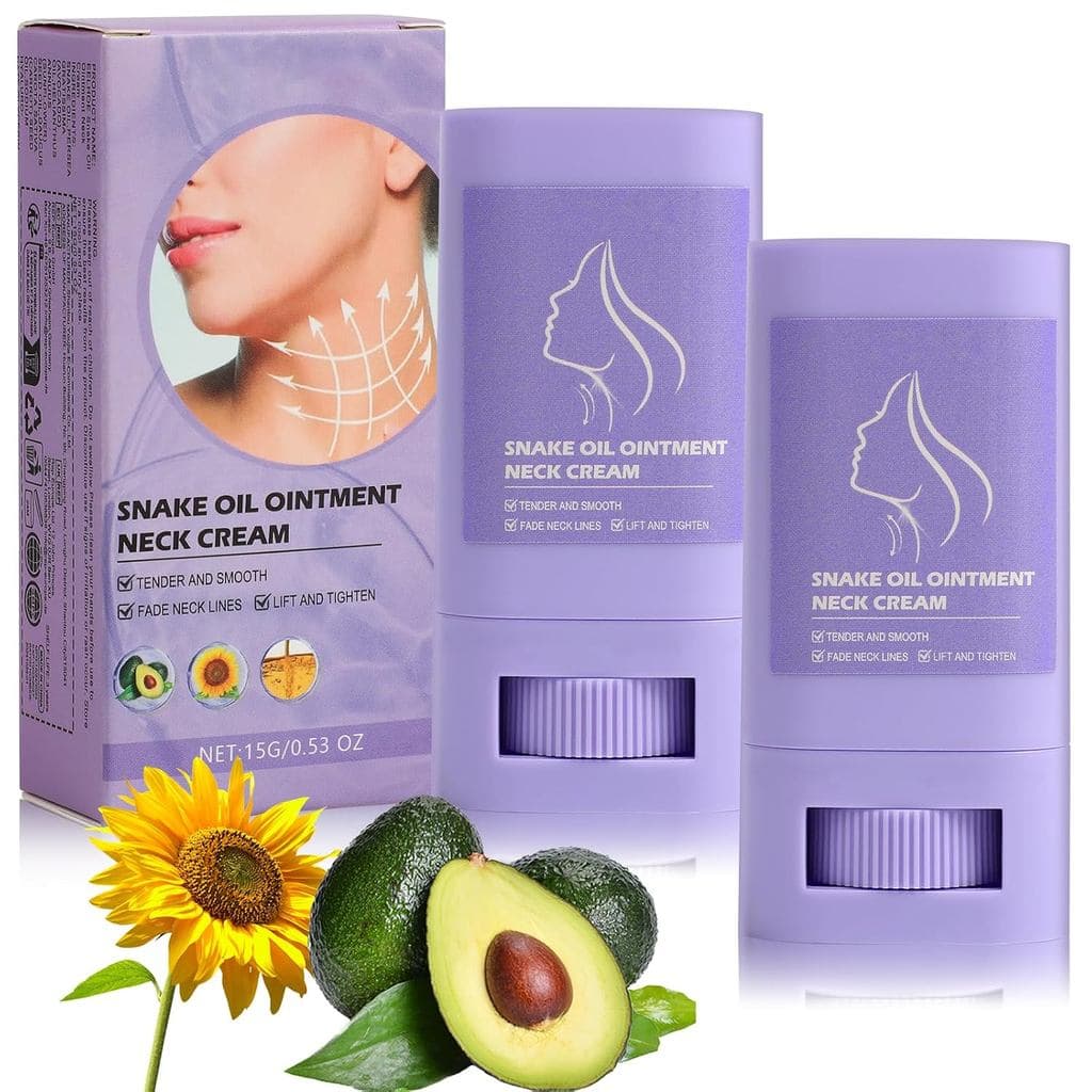 Bastão para Cuidado do Pescoço Luvandier Samuwak, Creme para Cuidado do Pescoço Samuwak, Hidratante e Nutritivo, Creme p