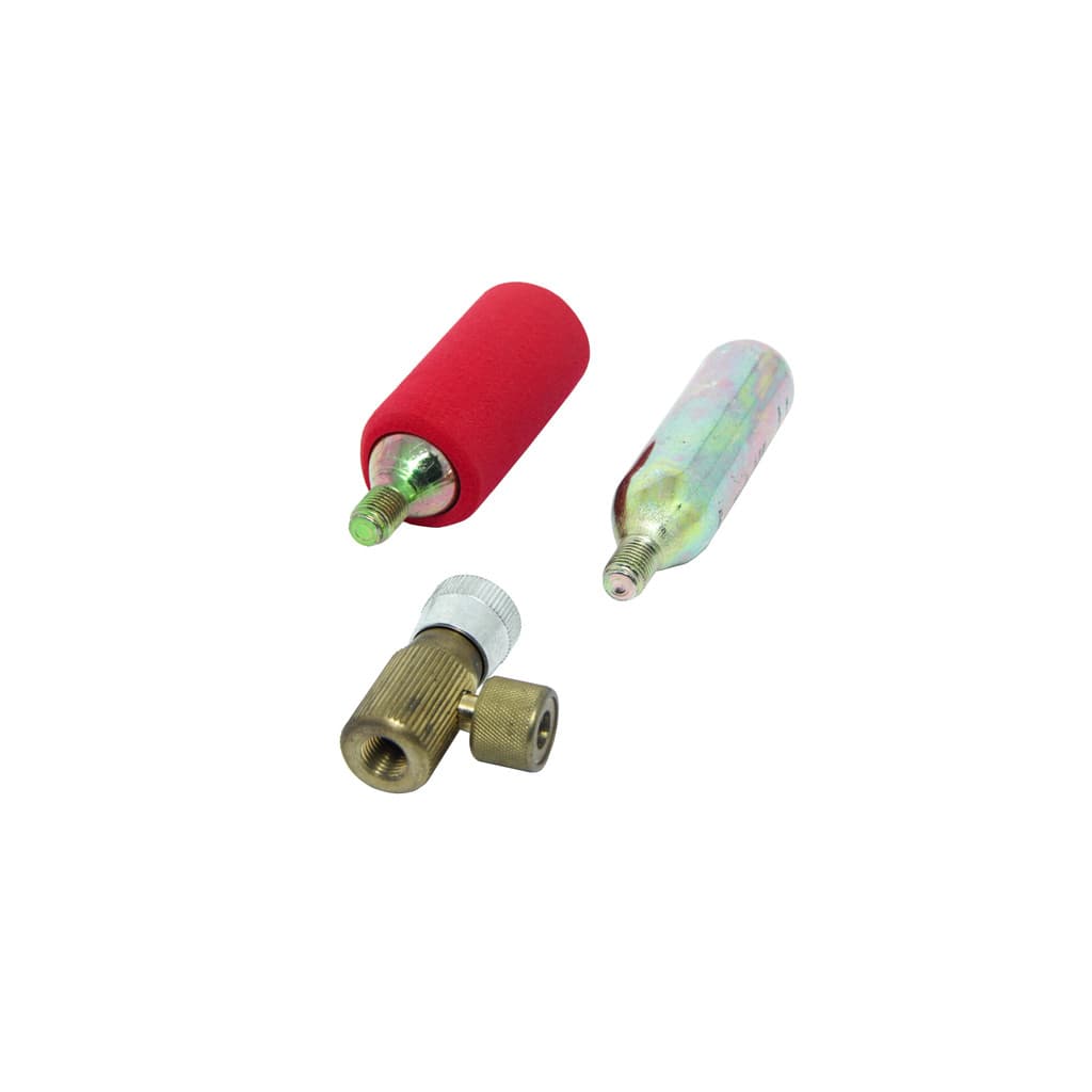 Kit Conserto Pneu Moto / Bikes – Válv+2 Garf CO2 16g c/ Bico