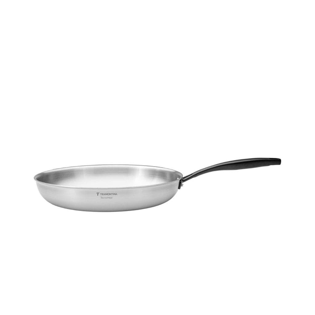 Frigideira Tramontina Grano Black Aço Inox 20 cm 1,2 L Fundo Triplo Indução