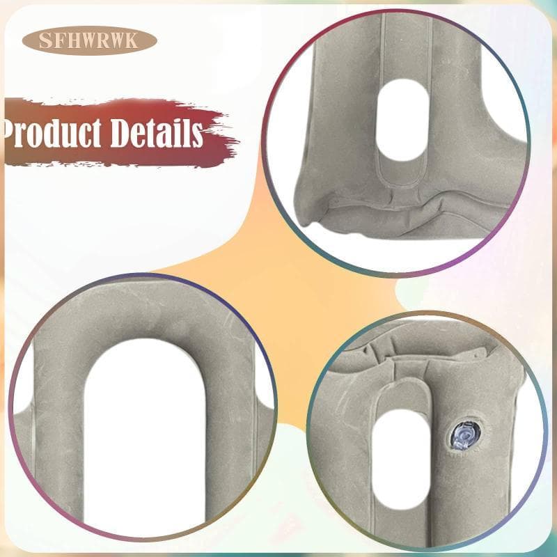 [Fhwrwk] Almofada De Assento Inflável De Ar Leve Ergonômica Soft Suporte De Quadril Portátil Para Salão De Escritório Do