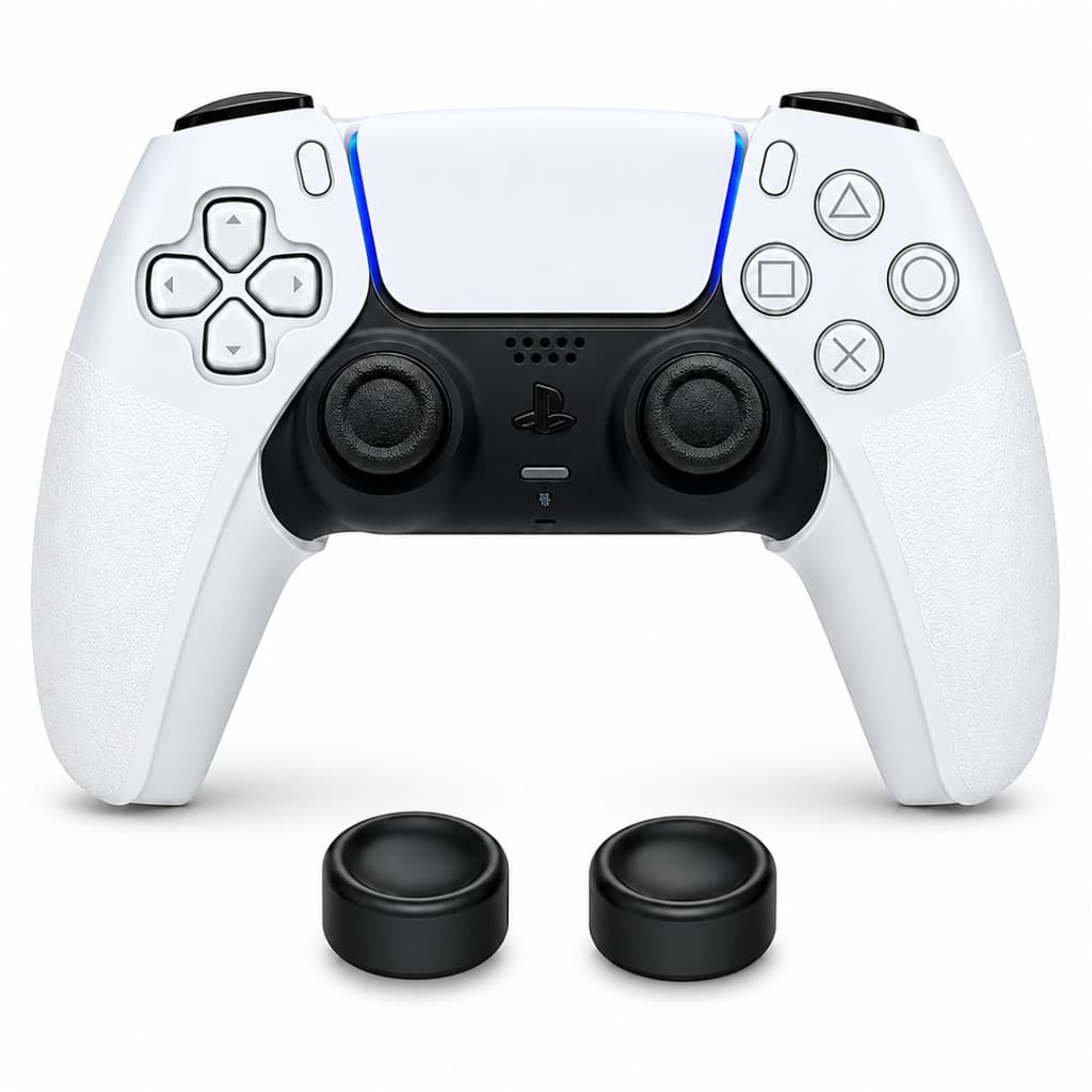 Capa Silicone Para Controle PS5 DualSense Antiderrapante 2 Grips Para Analógico