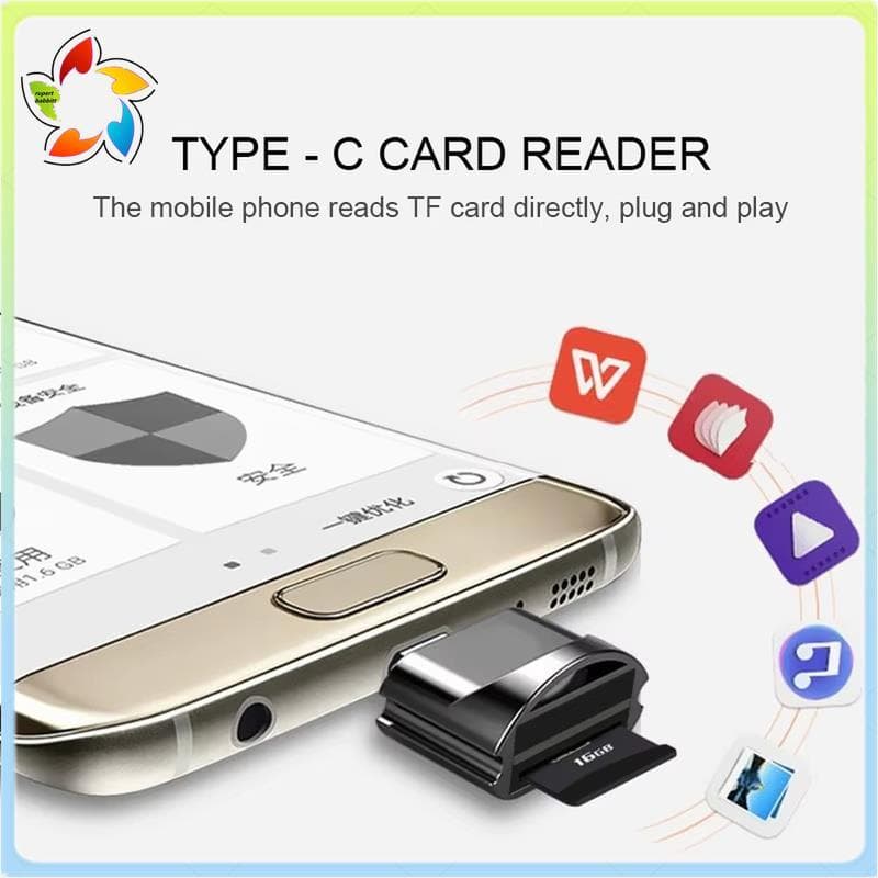 Leitor De Cartão USB 3.1 Tipo C De Memória