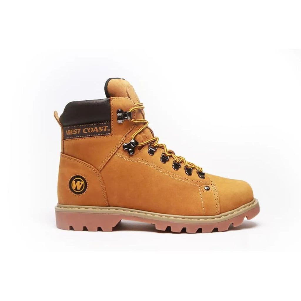 Bota Couro West Coast Worker Classic Masculina