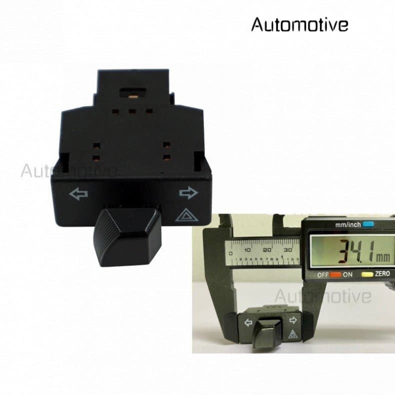 1 Peça Interruptor de Partida e Luz de Sinalização para Motocicleta, Interruptor de Flash Duplo, Botão de Emergência par