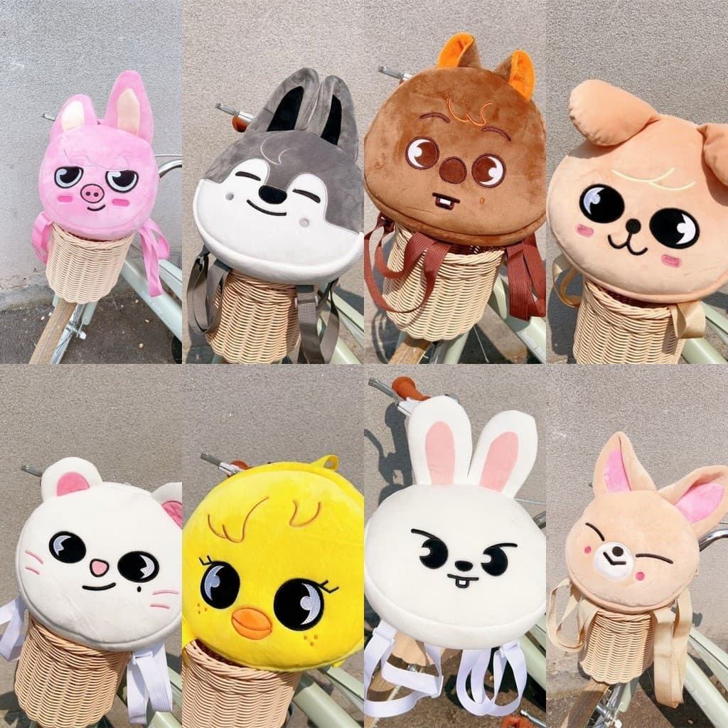Kpop Idol Stray Crianças Mini Mochila 2024 Skz Brinquedo Mundo Bonito Feminina Sacos Ficar Presente