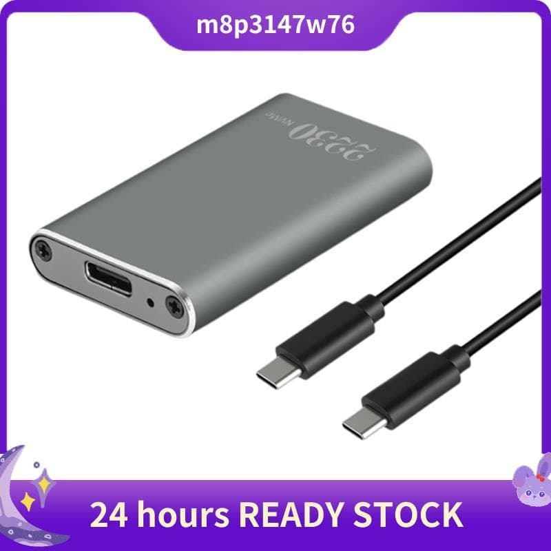M . 2 NVMe SSD Gabinete Alumínio Type C 3.2 Gen2 10Gbps Caso Para 2230 Armazenamento Externo Portátil