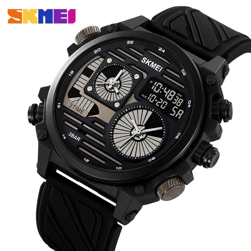 SKMEI 2202 Relógio Esportivo Masculino LED Luz Cronômetro À Prova Dwaterproof Água Relógios De Pulso Alarme Criativo Leg
