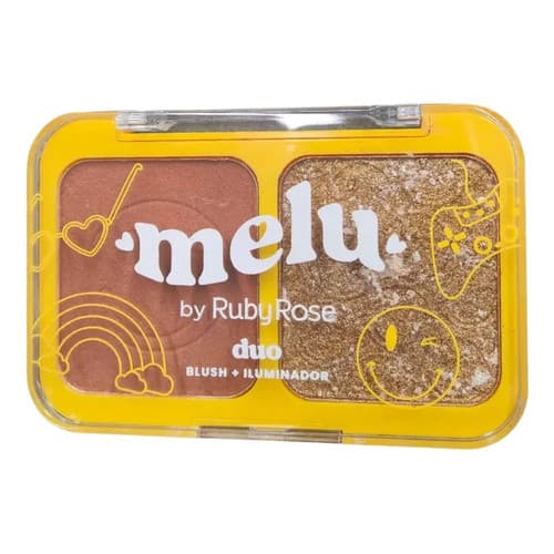 Ruby Rose Blush + Ilumina Melu Paleta Duo 3 New Rules/dreams 3-new Rules/ Dreams