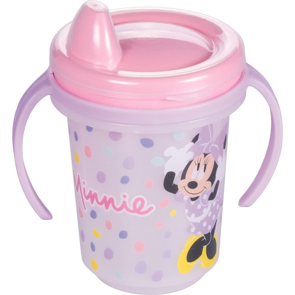 Plasútil Caneca Copo Trio Treinamento Transição  Minnie Baby 330ml bebê criança