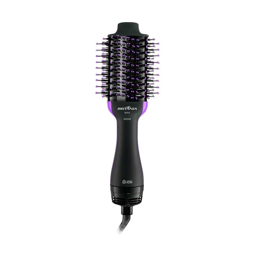 Escova Secadora Britania 4 Em 1 1300w Preta Bivolt