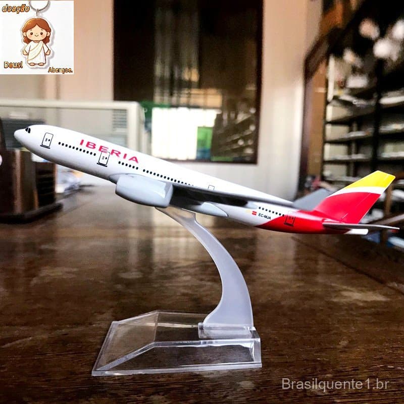 Iberia Airlines A330 Modelo De Aeronave De Metal 330 Die-cast / Modelo De Avião De Metal 16CM