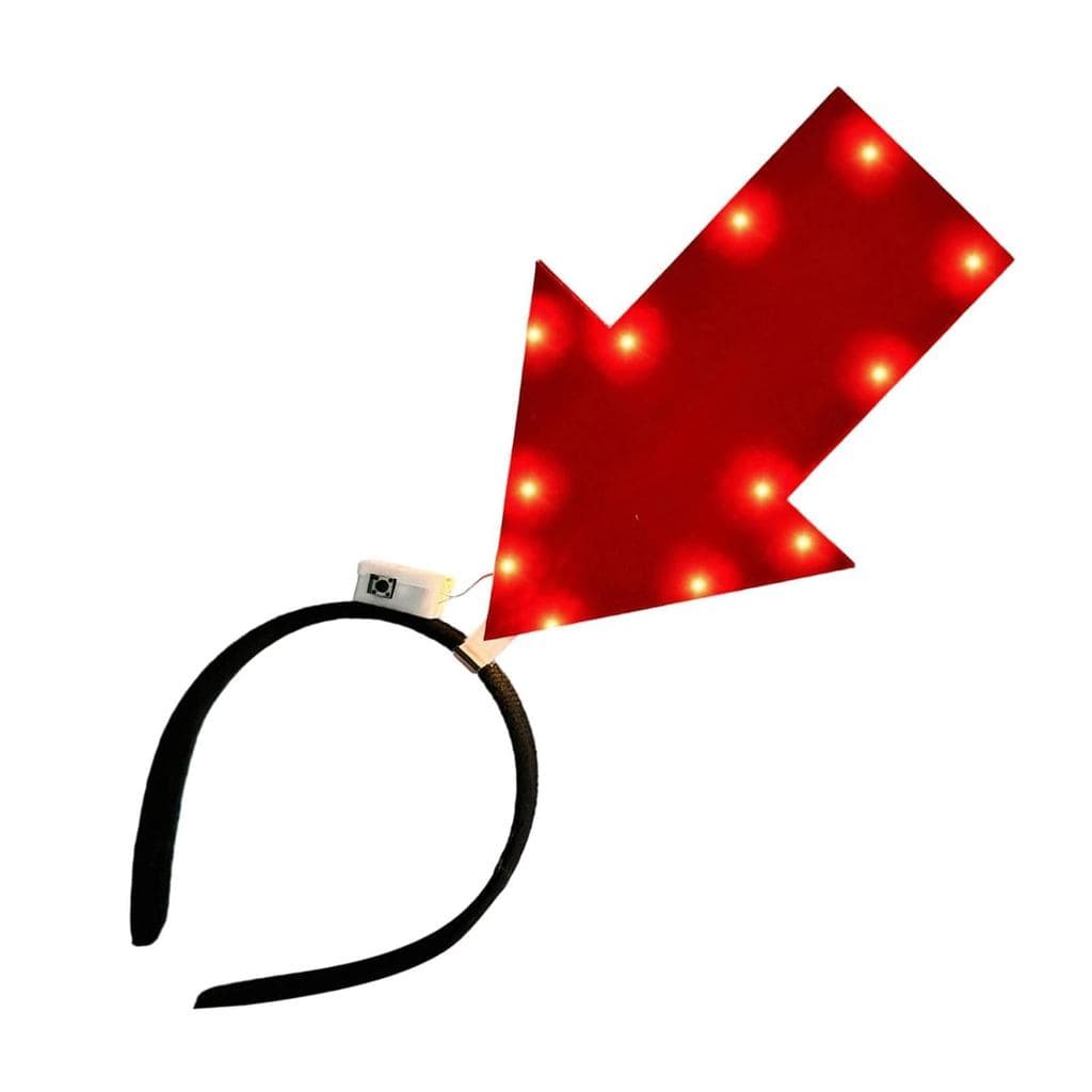 Novidade Acessórios De Cabelo LED-Faixas Brilhantes Ajustáveis Com Símbolos Para Fantasias Engraçadas