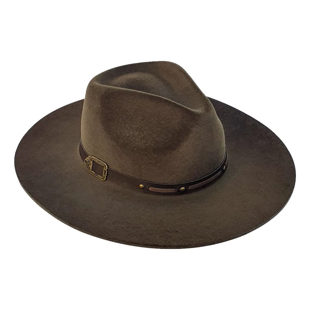 Chapéu Country Aba 8 Cm Unissex Aveludado Moderno