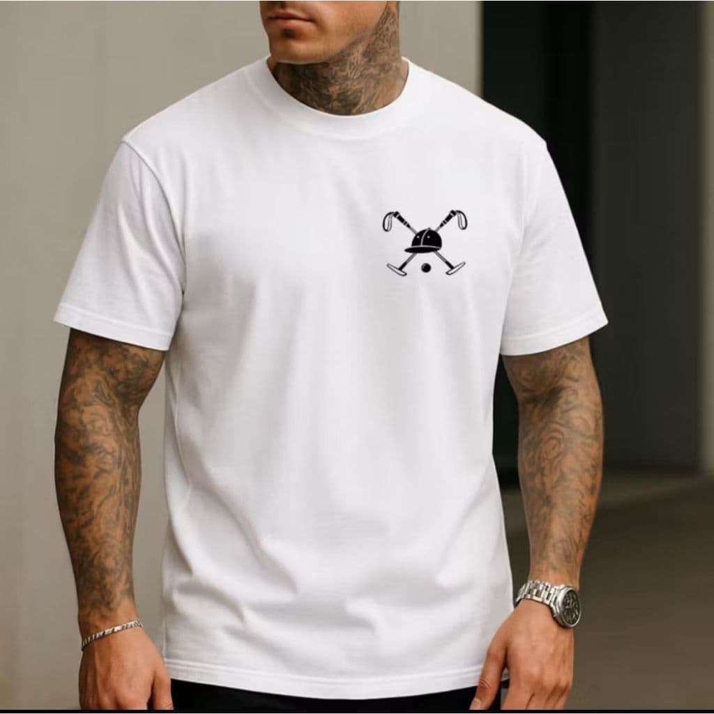 Camisa Polo Basica Estampada 100% Algodao Confortavel Promocao Camiseta Premium Lancamento