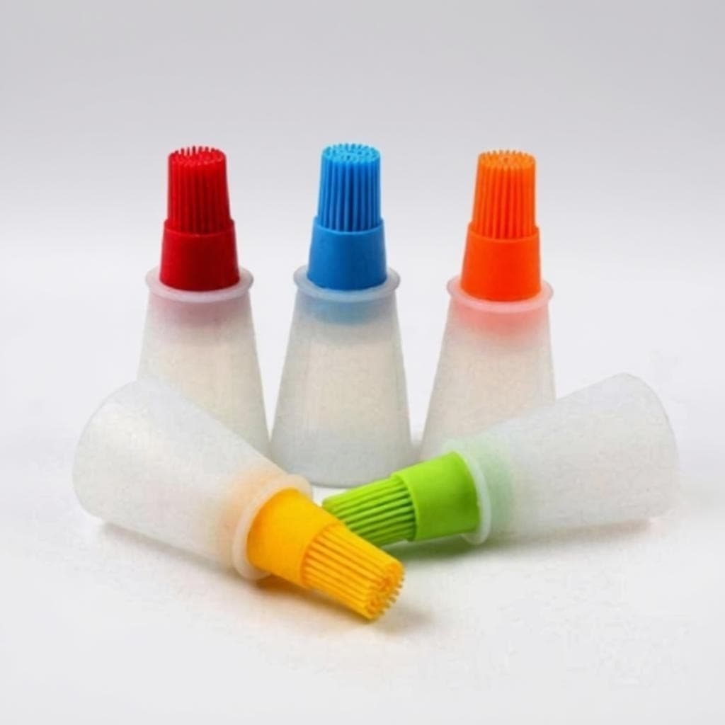 Untador de Silicone Culinário - Pincel para Untar Formas e Assadeiras