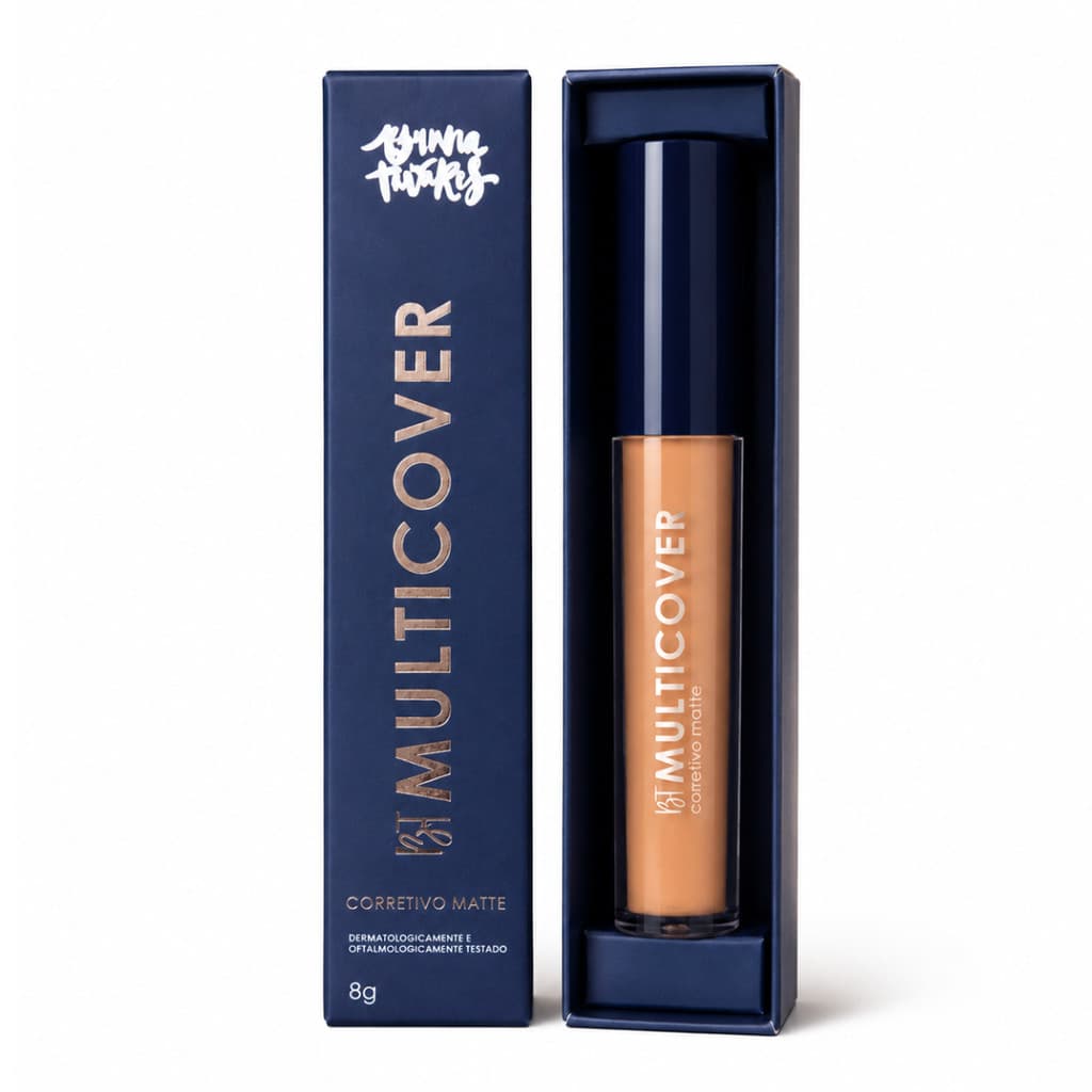 Corretivo Líquido BT Multicover 8g Maquiagem Facial