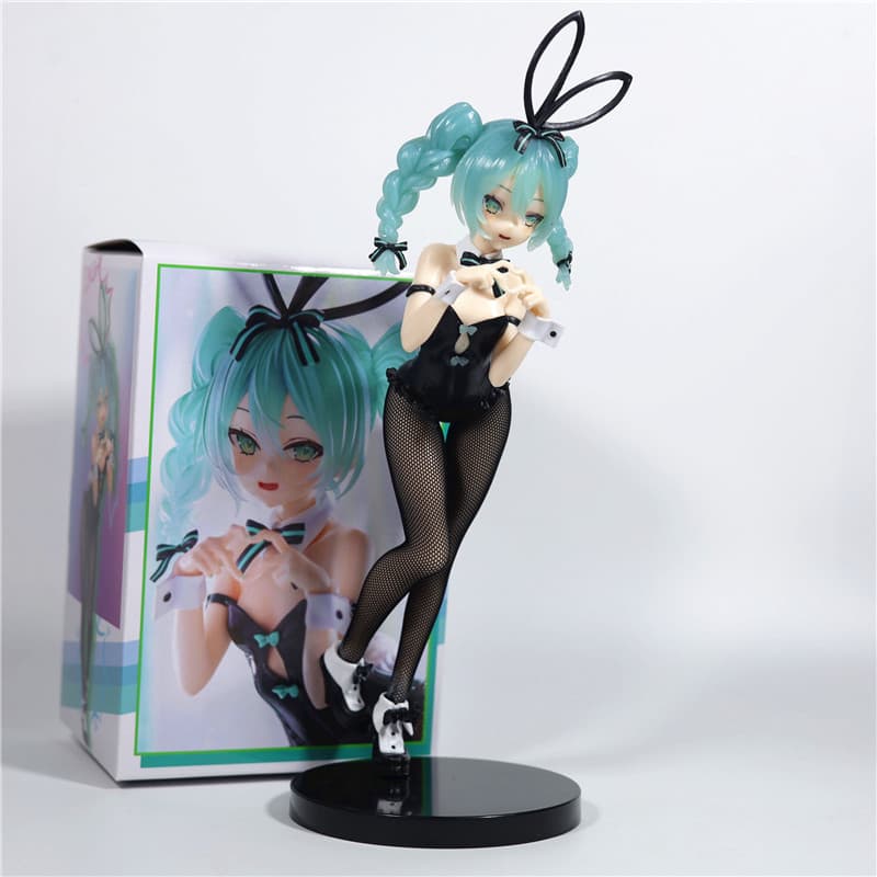 [Popular novo estilo] bolsa de cintura Cheerleader primeira irmã orelhas de gato Hatsune figura brinquedo modelo cápsula