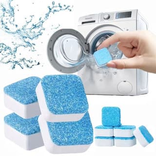 Limpador Pastilha de máquina de lavar roupa, comprimido efervescente sólido para remover manchas